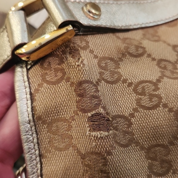 Gucci Monogram Medium Abbey Shoulder Bag  Brown - Picture 15 of 16